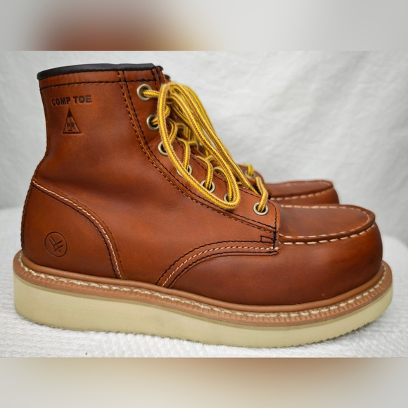 HAWX 6" Gradient lace up women's work boots - Picture 1 of 7